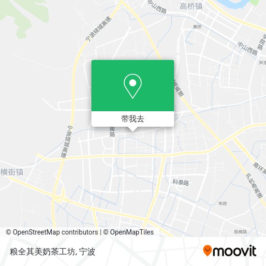 粮全其美奶茶工坊地图