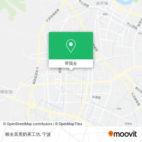 粮全其美奶茶工坊地图