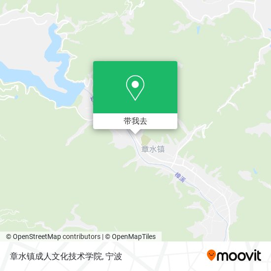 章水镇成人文化技术学院地图