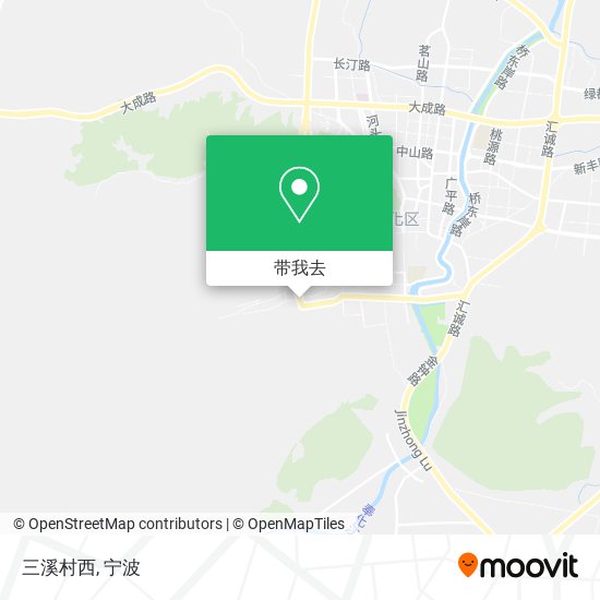 三溪村西地图