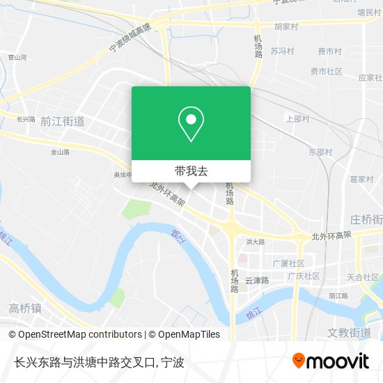 长兴东路与洪塘中路交叉口地图