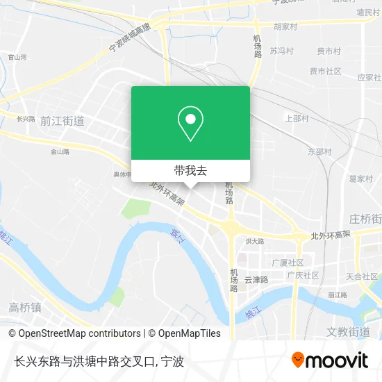 长兴东路与洪塘中路交叉口地图