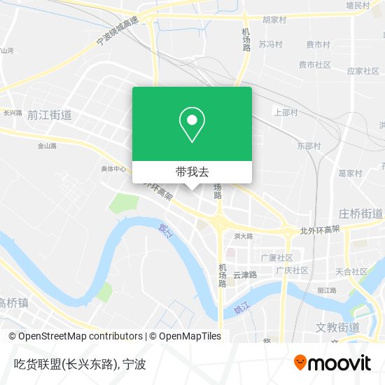 吃货联盟(长兴东路)地图