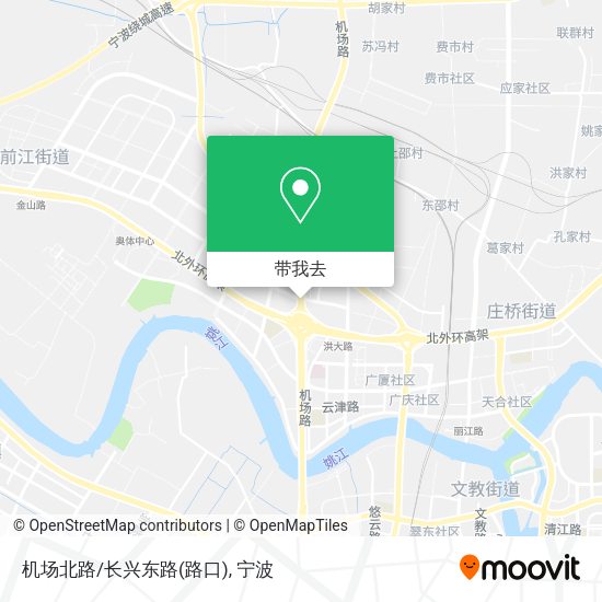 机场北路/长兴东路(路口)地图