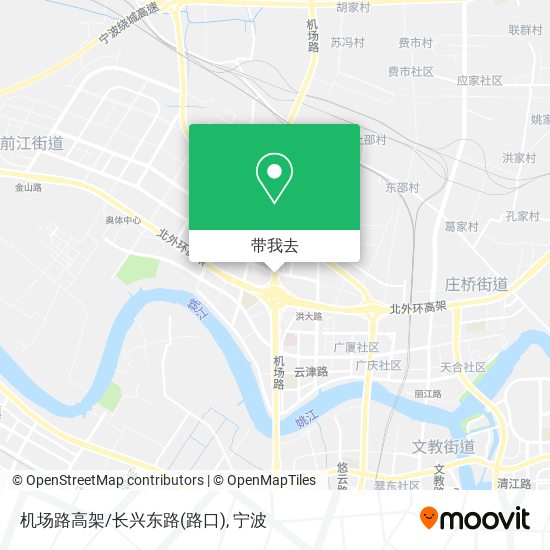 机场路高架/长兴东路(路口)地图