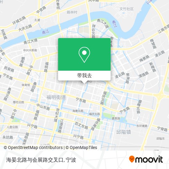 海晏北路与会展路交叉口地图
