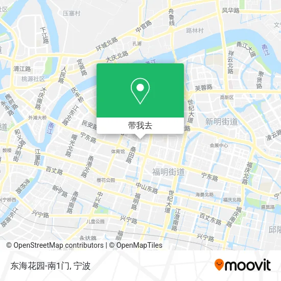 东海花园-南1门地图