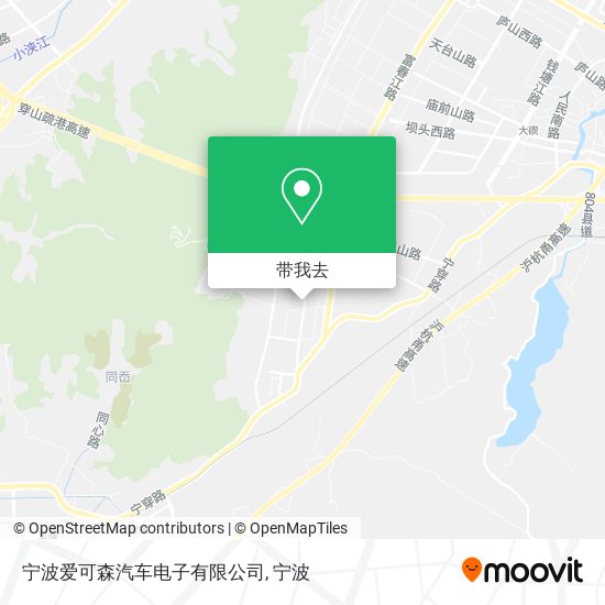 宁波爱可森汽车电子有限公司地图