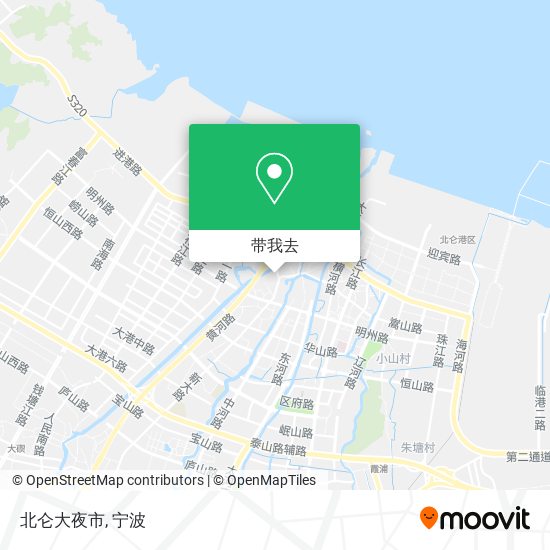 北仑大夜市地图