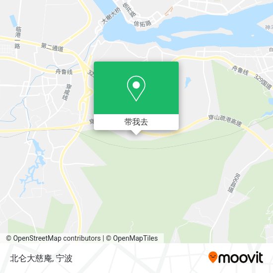北仑大慈庵地图