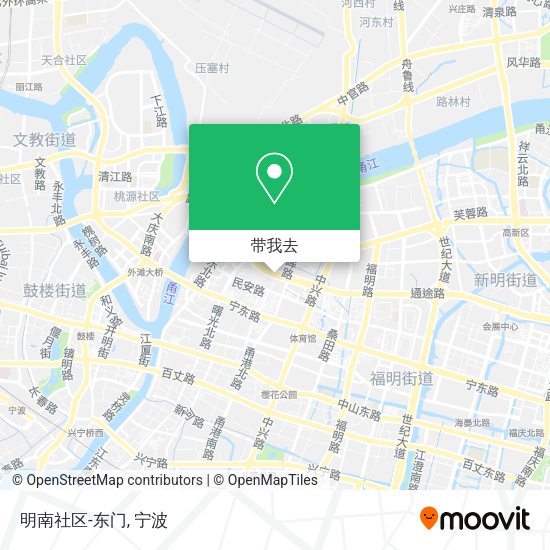 明南社区-东门地图