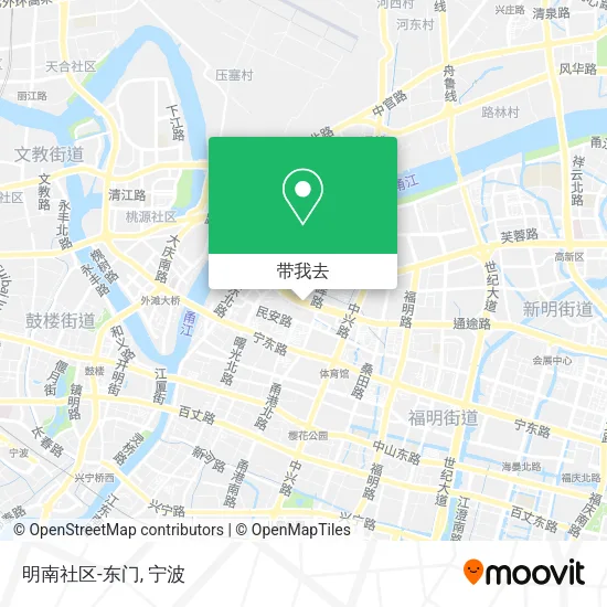 明南社区-东门地图