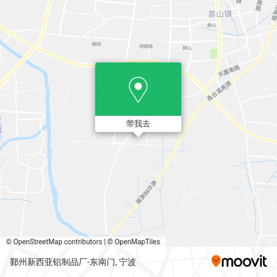鄞州新西亚铝制品厂-东南门地图