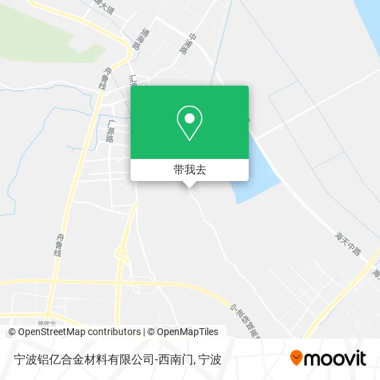 宁波铝亿合金材料有限公司-西南门地图