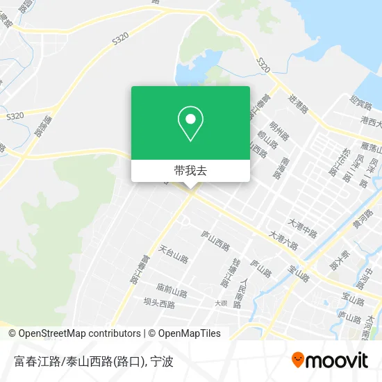 富春江路/泰山西路(路口)地图
