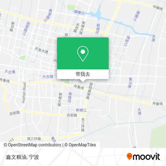 鑫文粮油地图