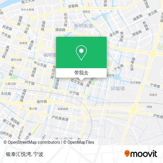 银泰汇悦湾地图