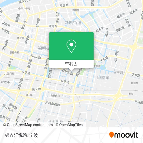 银泰汇悦湾地图
