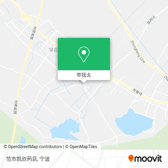 范市凯欣药店地图