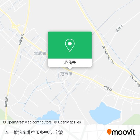 车一族汽车养护服务中心地图