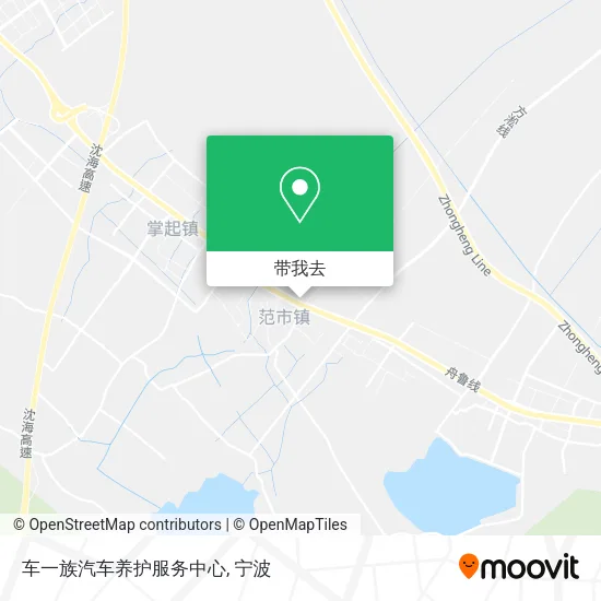 车一族汽车养护服务中心地图