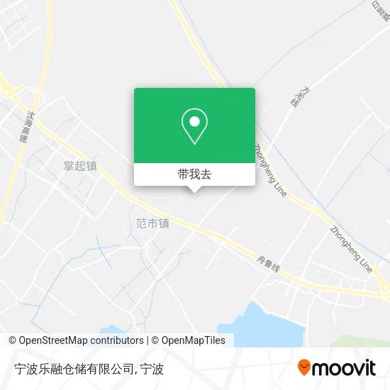 宁波乐融仓储有限公司地图