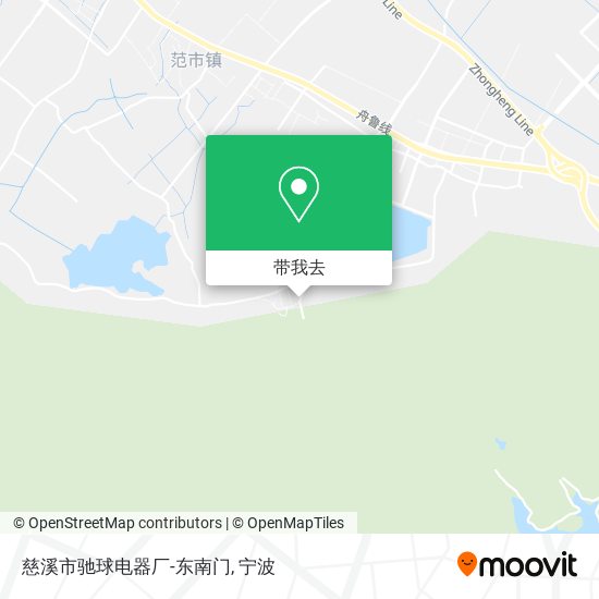 慈溪市驰球电器厂-东南门地图