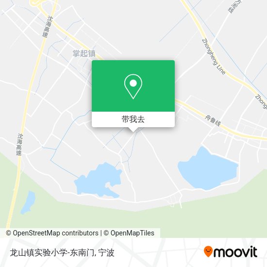 龙山镇实验小学-东南门地图
