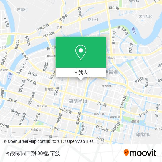 福明家园三期-38幢地图