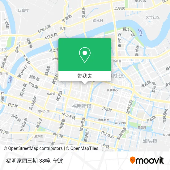 福明家园三期-38幢地图