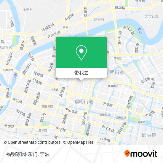 福明家园-东门地图