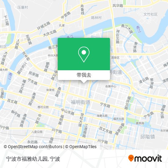 宁波市福雅幼儿园地图