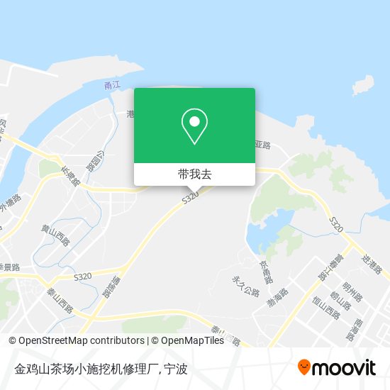 金鸡山茶场小施挖机修理厂地图