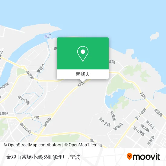 金鸡山茶场小施挖机修理厂地图