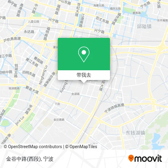 金谷中路(西段)地图