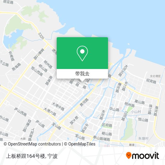 上板桥跟164号楼地图