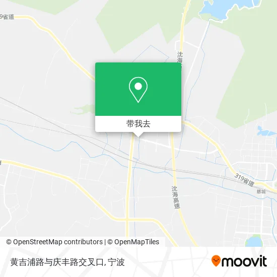 黄吉浦路与庆丰路交叉口地图