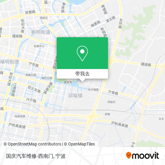 国庆汽车维修-西南门地图