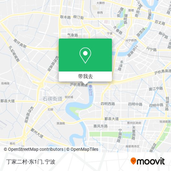 丁家二村-东1门地图