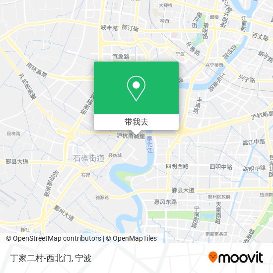 丁家二村-西北门地图