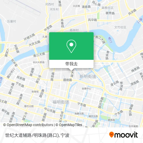 世纪大道辅路/明珠路(路口)地图