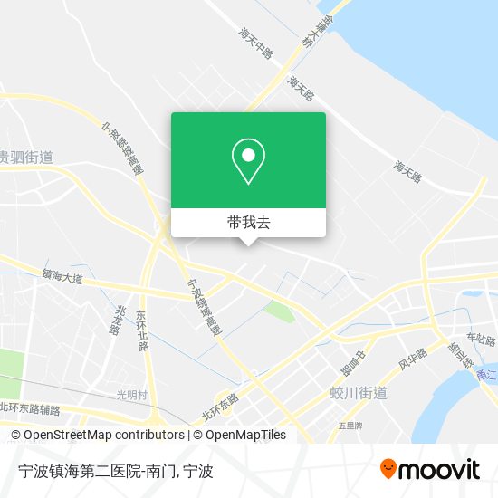 宁波镇海第二医院-南门地图