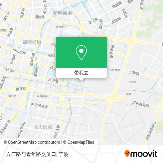 方庄路与青年路交叉口地图