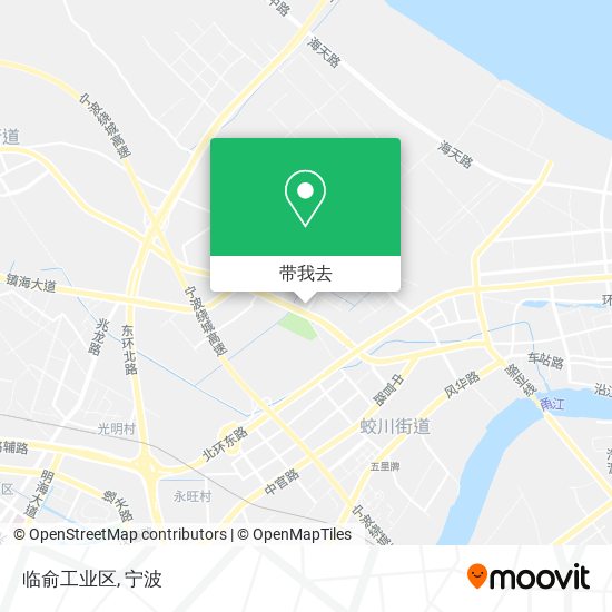 临俞工业区地图