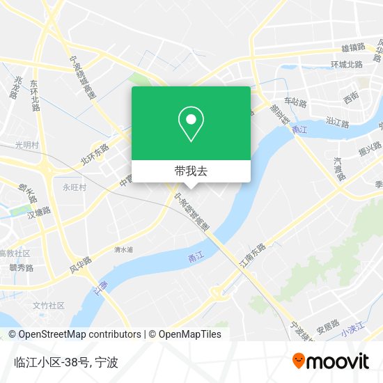 临江小区-38号地图