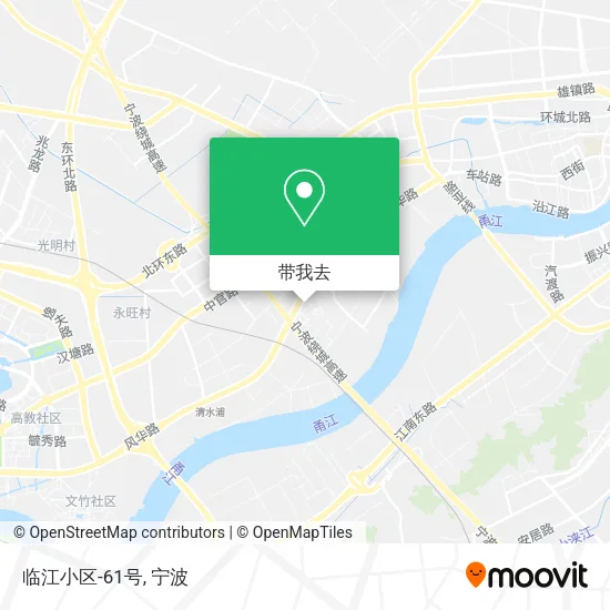 临江小区-61号地图