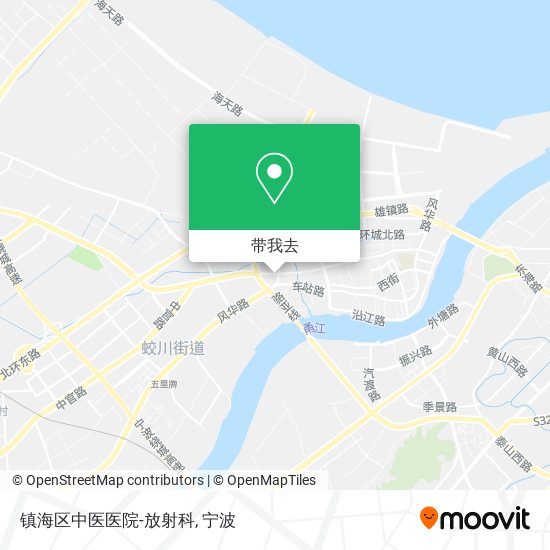 镇海区中医医院-放射科地图