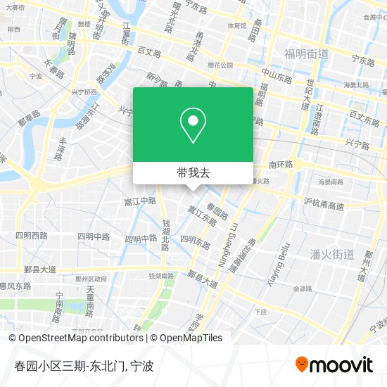 春园小区三期-东北门地图