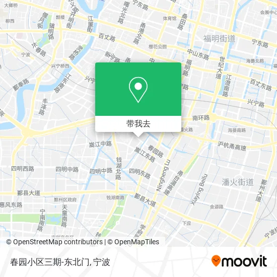 春园小区三期-东北门地图