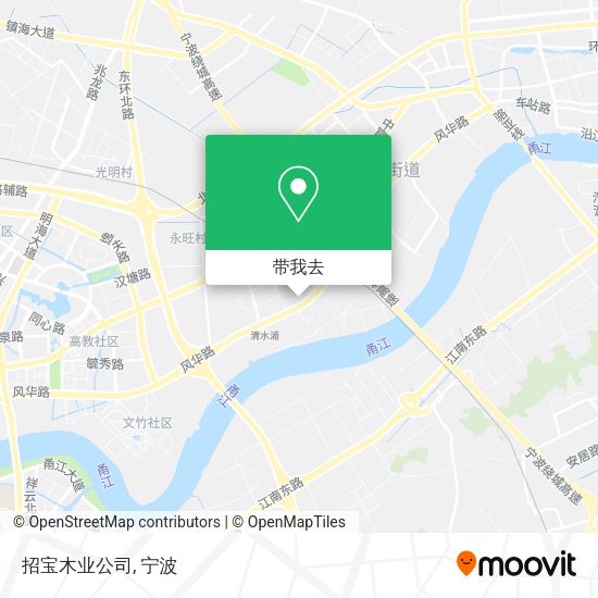 招宝木业公司地图